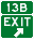 Exit 13B
